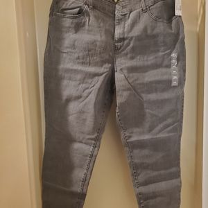 Maurice's plus size XXL, Stretch Jean, checkered print gray